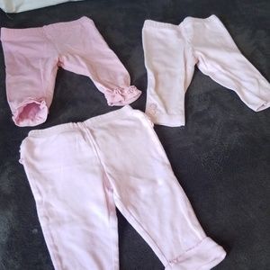 Carters and Circo pink baby girl pants